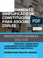 Presentación IGJ - Procedimiento Simplificado de Constitución Noviembre 2021