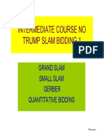 Intermediate Course No Trump Slam Bidding 1