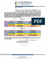 Comunicado Sres. PP - FF. Recepción de Exámenes de Grado 2022 202 15 Febrero 2023 3er BGU ABCD