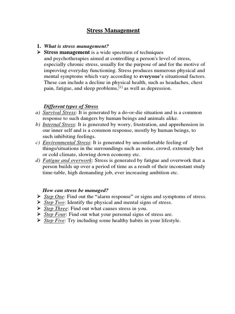 Stress Management And Emotional Intelligence Download Free Pdf