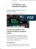 The New Hulu Side Bar A User-Friendly and Efficient Navigation System - TechBeams