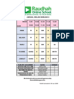 Jadual Kelas Darjah 2: Masa 9.00 10.00 10.30 11.30 12.00 Hari 10.00 10.30 11.30 12.00 1.00