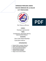 Universidad Peruana Union Facultad de Ciencias de La Salud E.P: Psicología