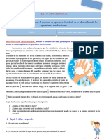 ACTIVIDAD 02: Analizamos El Consumo de Agua para El Cuidado de La Salud Utilizando Las Operaciones Con Fracciones