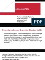 Advanced Encryption Standard (AES) : Ahmad Jalaluddin Rabbany Riyan Nurhidayat Muhamad Fahri Ari Syuhada