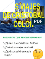 Viajes de Cristóbal Colón - Historia Universal