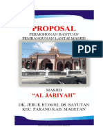 Proposal Masjid Al Jariyah
