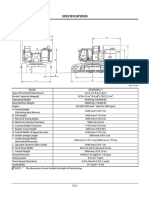 Specifications Zaxis650Lc