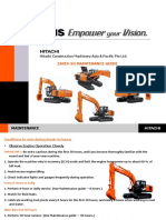 Zaxis-5G Maintenance Guide: Hitachi Construction Machinery Asia & Pacific Pte LTD