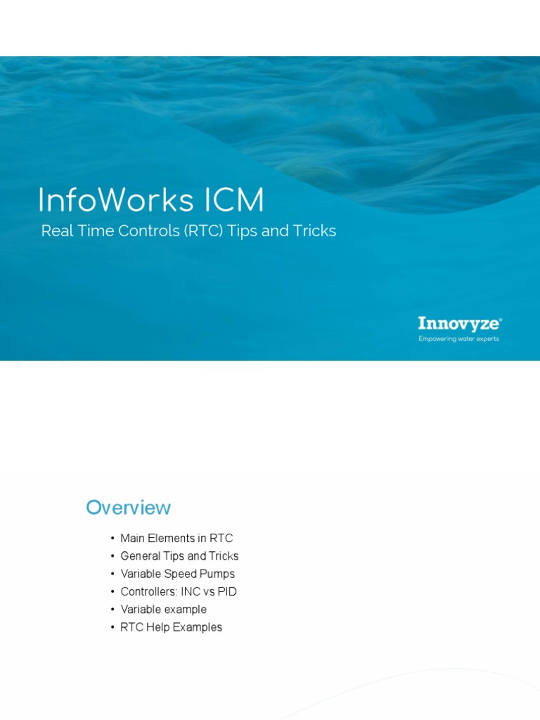 RTC Tips for InfoWorks ICM Users | PDF | Derivative | Variable ...