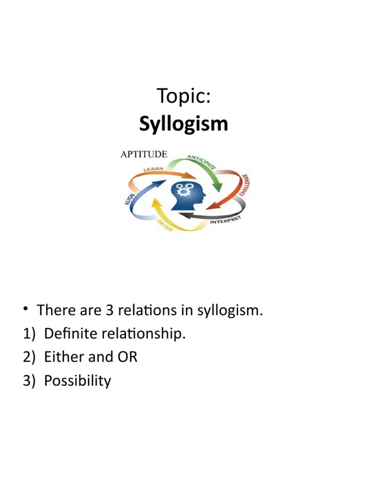 Syllogism Concepts and Examples | PDF | Teaching Methods & Materials