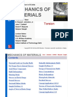 Mechanics of Materials: Torsion