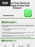 ProductHood - Whatsapp Group Chat Tear Down