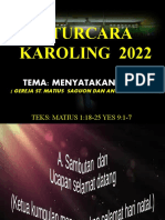 Aturcara Karoling 2022: Tema: Menyatakan Kasih