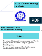 Introduction To Nanotechnology and Photocatalysis: Ankit Kumar (mp22007)