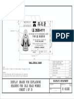 Displa Y Board For Explaining Reasons For Idle Road Works (Sheet 1 of 3) H 6133E