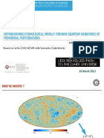 Distinguishing Cosmological Models Through Quantum Signatures of Primordial Perturbations