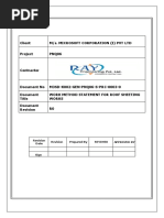 Deck Sheet Installation Method Statement | PDF | Welding | Construction