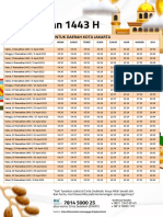 Jadwal Shalat Wilayah Dki Jakarta Kota Jakarta