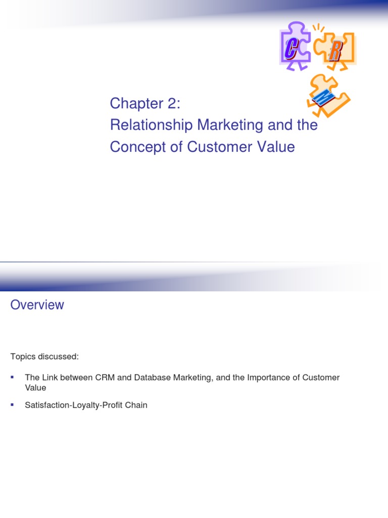 CRM and Customer Value in Marketing | PDF | Customer Relationship ...
