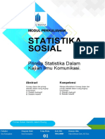 Modul 1 Statistika Sosial Rizky Oktarina Costa
