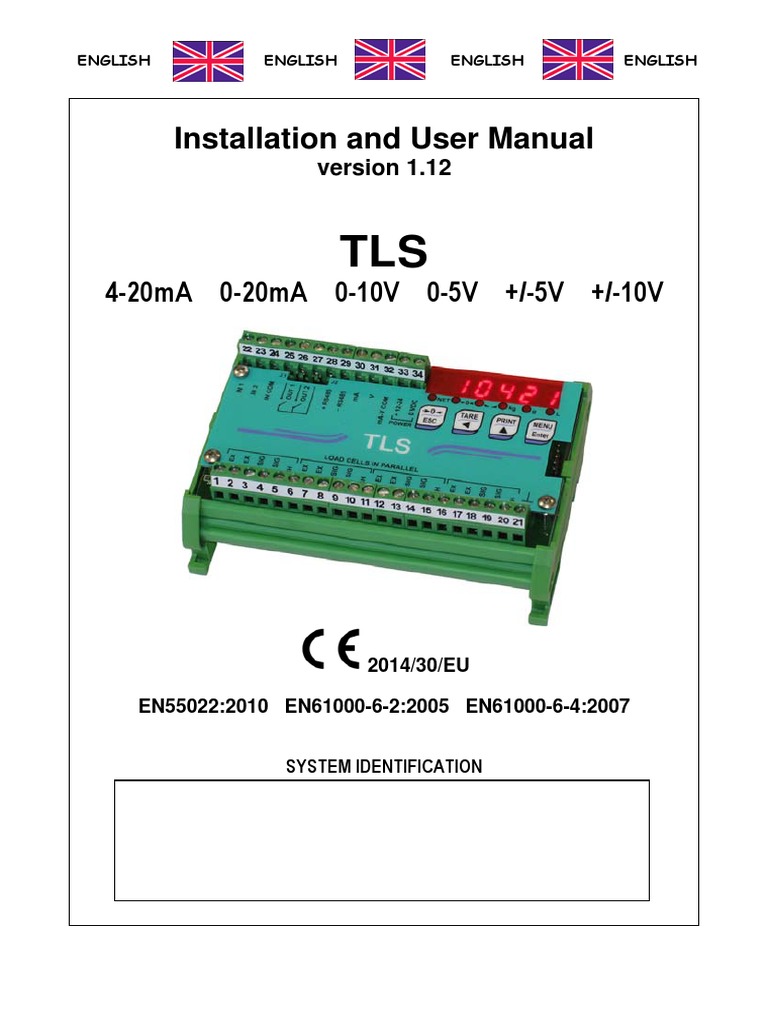 TLS контролер за кантари | PDF | Parameter (Computer Programming) | Waste