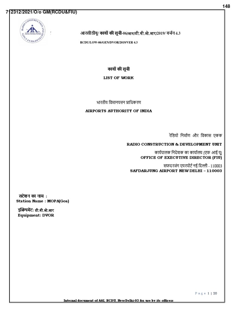 DVOR Installation Guidelines for Airports | PDF | Mains Electricity ...