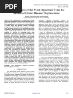 Determination of The Most Opportune Time For Industrial Circuit Breaker Replacement