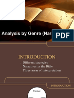 Analysis by Genre (Narratives)