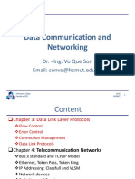 Data Communication and Networking: Dr. - Ing. Vo Que Son Email: Sonvq@hcmut - Edu.vn