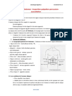 Objectifs:: Examen de L'abdomen: Inspection-Palpation-Percussion-Auscultation