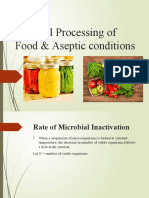 Thermal Processing of Food & Aseptic Conditions