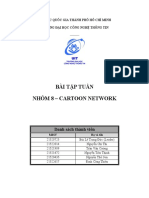 Nhóm 8 Cartoon Network Delay Data Loss Throughput