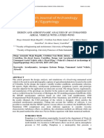 Design and Aerodynamic Analysis of An Unmanned Aerial Vehicle With A Fixed-Wing