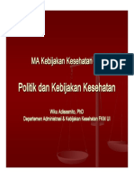 Adoc - Pub - Politik Dan Kebijakan Kesehatan