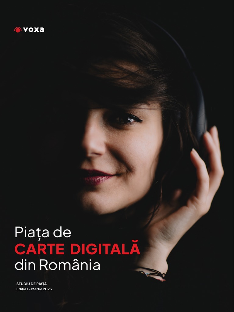 Studiu de Piata Piata de Carte Digitala Din Romania by Voxa PDF