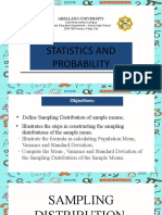 Statistics and Probability: Arellano University
