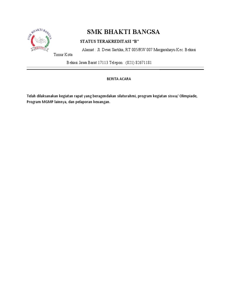 Smk Bhakti Bangsa Pdf