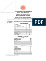 Exercício Sobre o Método Do Percentual de Vendas: Activo Circulante