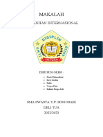 Makalah: Perjanjian Internasional