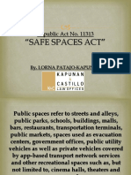 Safe Spaces Act