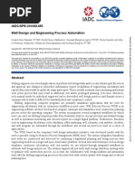 IADC/SPE-201088-MS Well Design and Engineering Process Automation