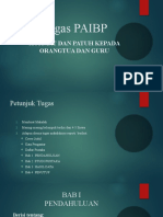 Tugas PAIBP: Hormat Dan Patuh Kepada Orangtua Dan Guru