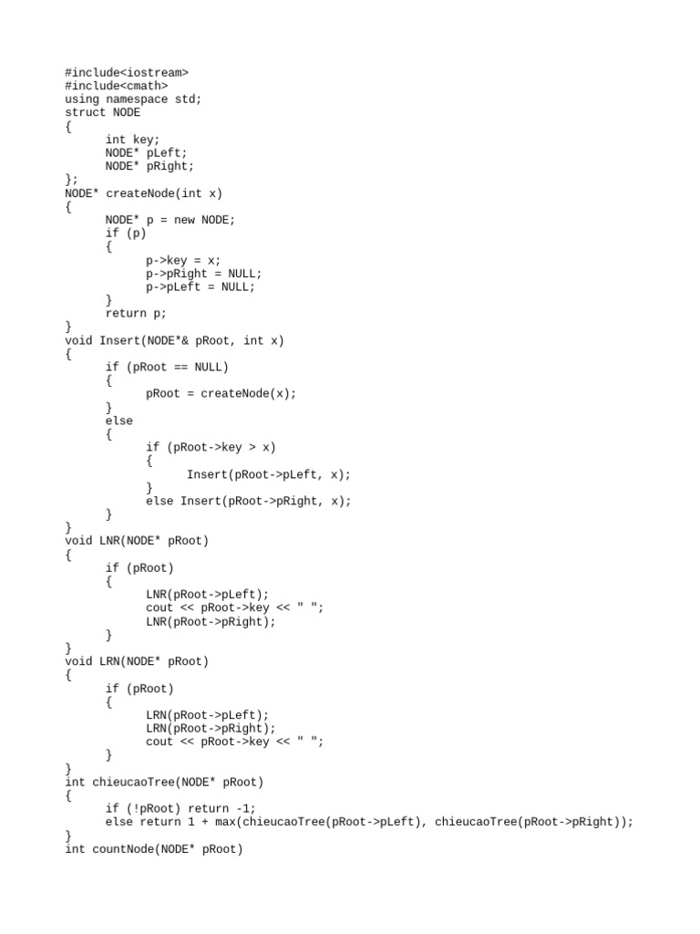 Binary Tree PDF Boolean Data Type Computer Programming