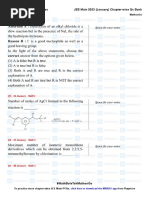 Haloalkanes and Haloarenes JEE Main 2023 (January) Chapter-Wise Qs Bank