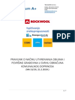 Pravilnik o Načinu Utvrđivanja Obujma I Površine Građevina U Svrhu Obračuna Komunalnog Doprinosa NN 15 19