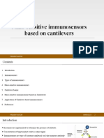 Mass-Sensitive Immunosensors Based On Cantilevers: by Kiran Govind