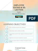 Employee Testing & Se-Lection: BY Mokalu Melinda, Mokalu Risca