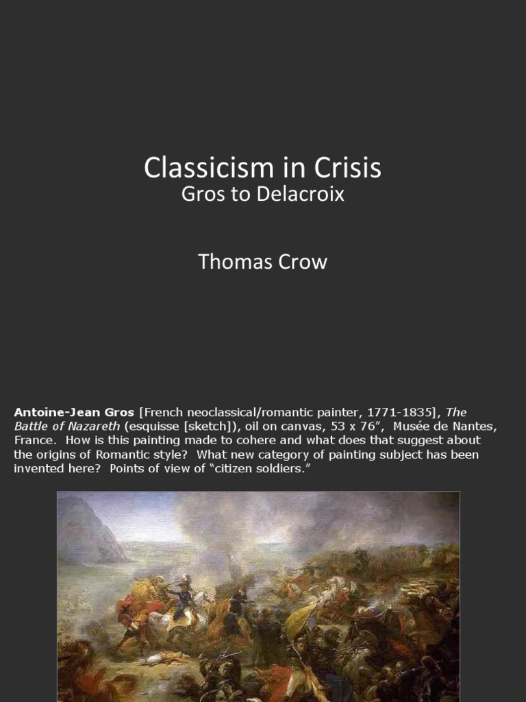 Classicism In Crisis Pdf Aesthetics Plastic Arts