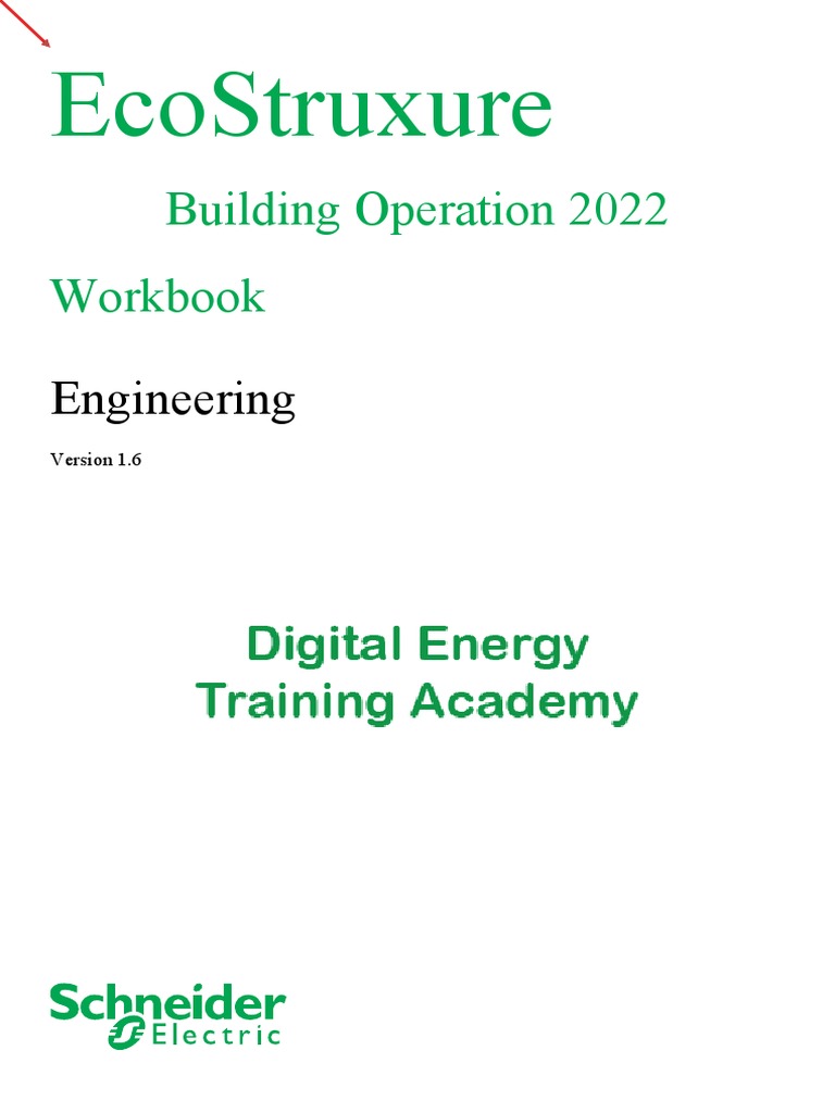 Workbook - EcoStruxure Building Operation 2022 Engineering V1.6 Aug2022 ...